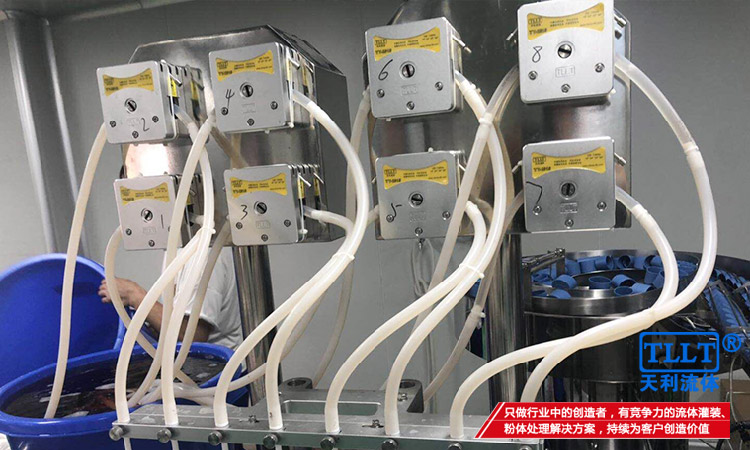 蠕动泵用于日化产品灌装