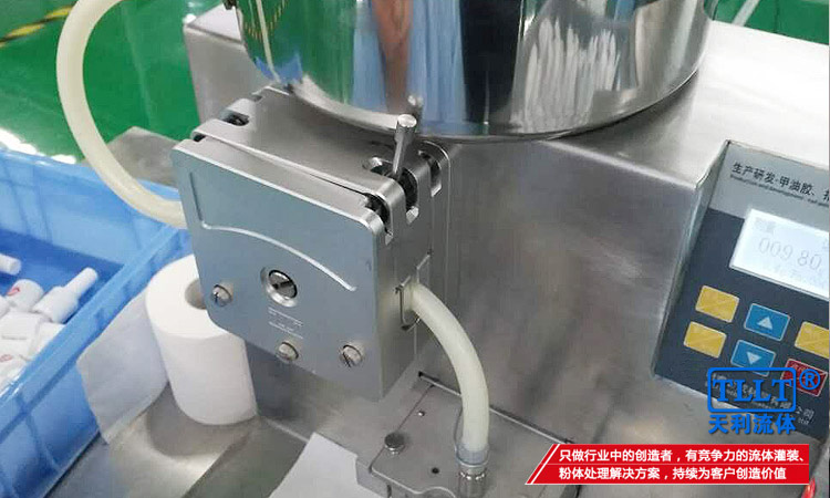 蠕动泵用于指甲油灌装行业